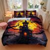 3pcs Halloween Decor Duvet Cover Set, Cover For Bedroom Guest Room (1 Duvet Cover + 2 Pillowcase, Without Quilt),  yy250922235