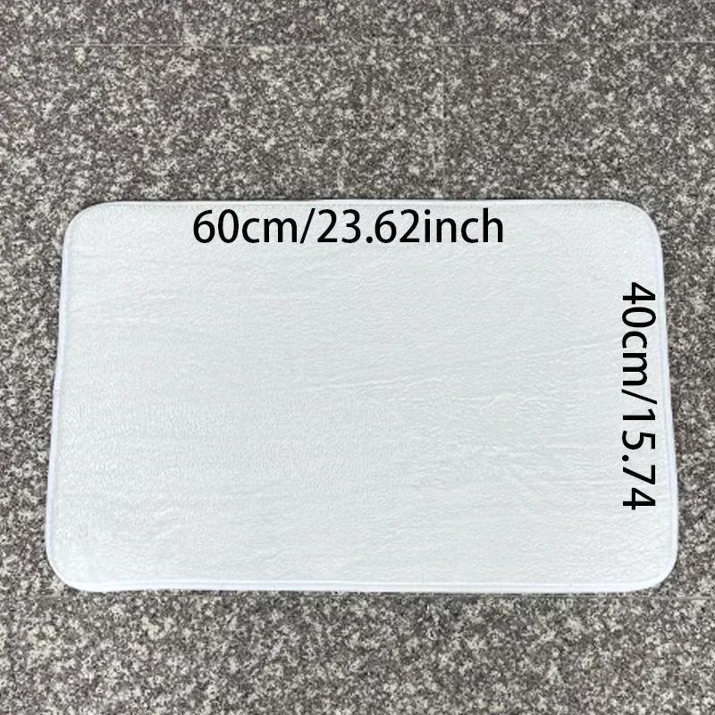 Christmas Style Carpet Soft and Living Room Doormat Santa Claus Dining Room Foyer Room Bedroom Santa Claus Floor Mat Decoration