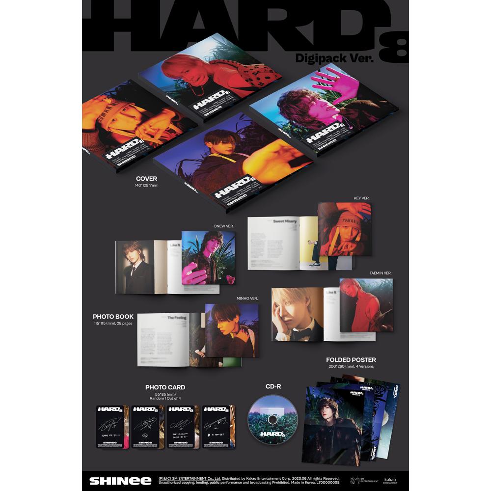SHINee The 8th Album [HARD] (Digipack Ver.)