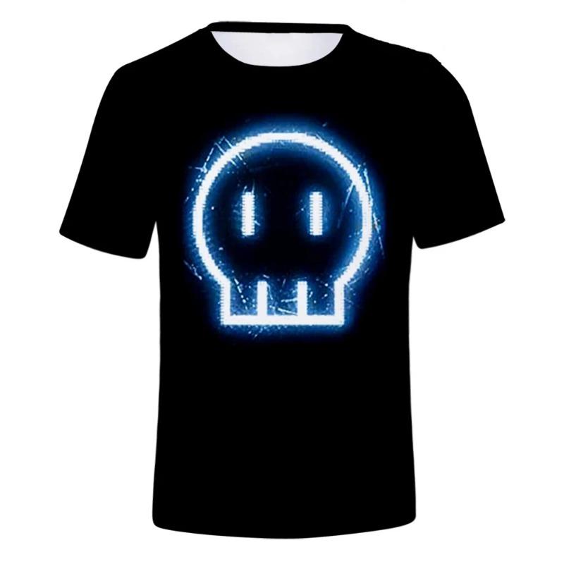 Футболка с рисунком аниме, 3D-принт, уличная одежда, мужская мода, свободный топ с короткими рукавами