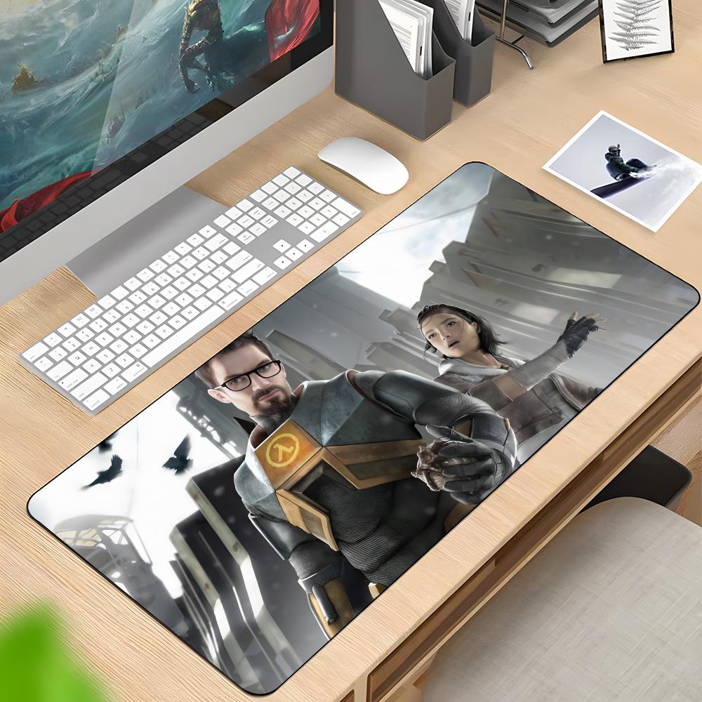 Game H-Half Life 2 Mouse Pad Rubber Antislip Keyboard Pad 40x90cm Mousepad Gaming Accessories XXL Office Computer Mat