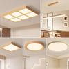 "Walnut Ceiling Lamp - Full Spectrum Eye Protection for Living Rooms & Bedrooms"