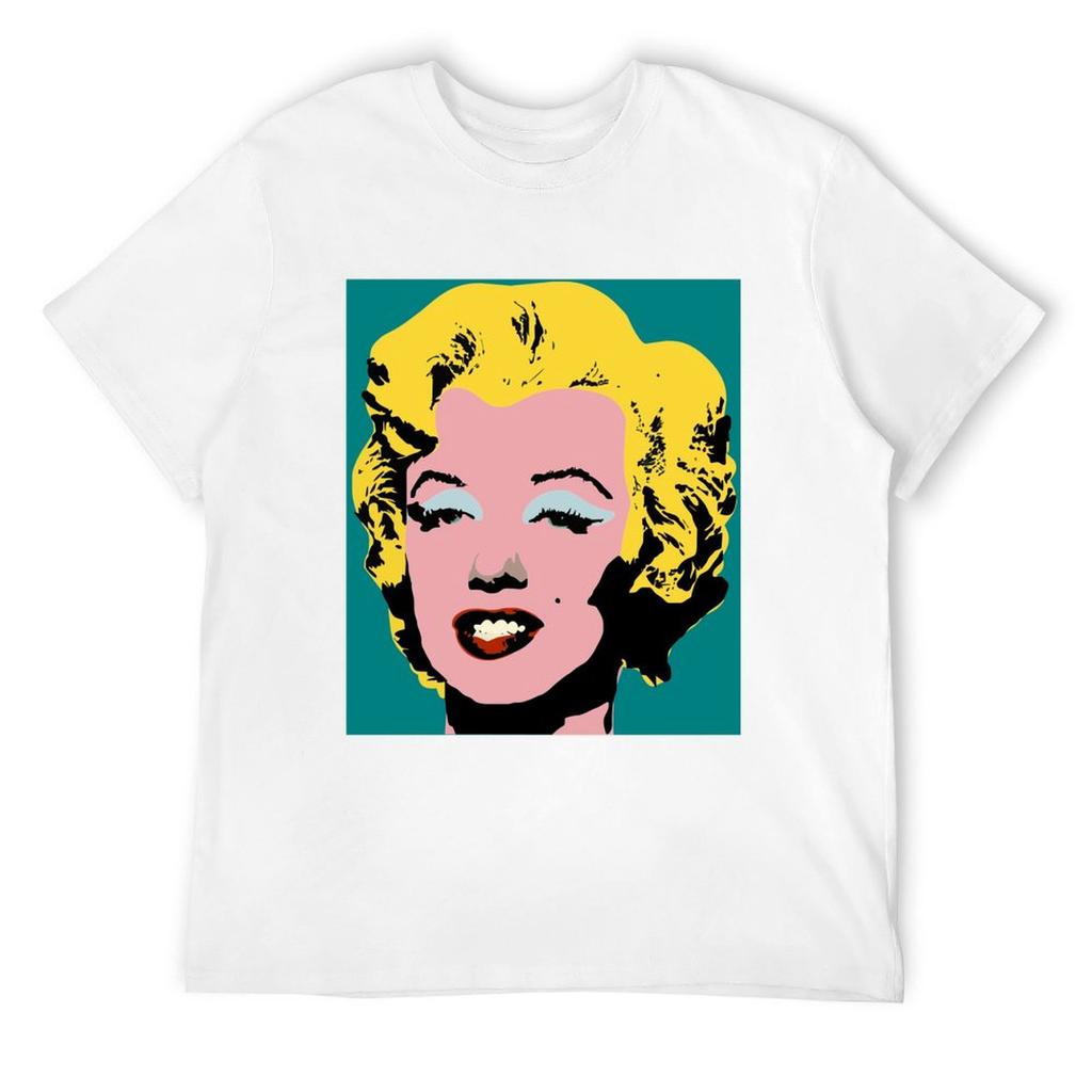 Футболка Энди Уорхола уличный стиль оверсайз с графикой графика графические футболки мужская футболка для тренировок