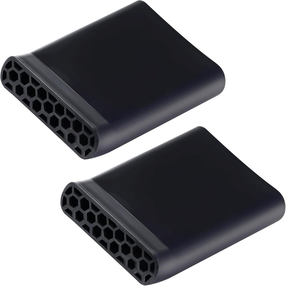 2Pcs Rear Floor Vent Air Deflector For 22-24 Ford F150 F-150 Lightning & Raptor