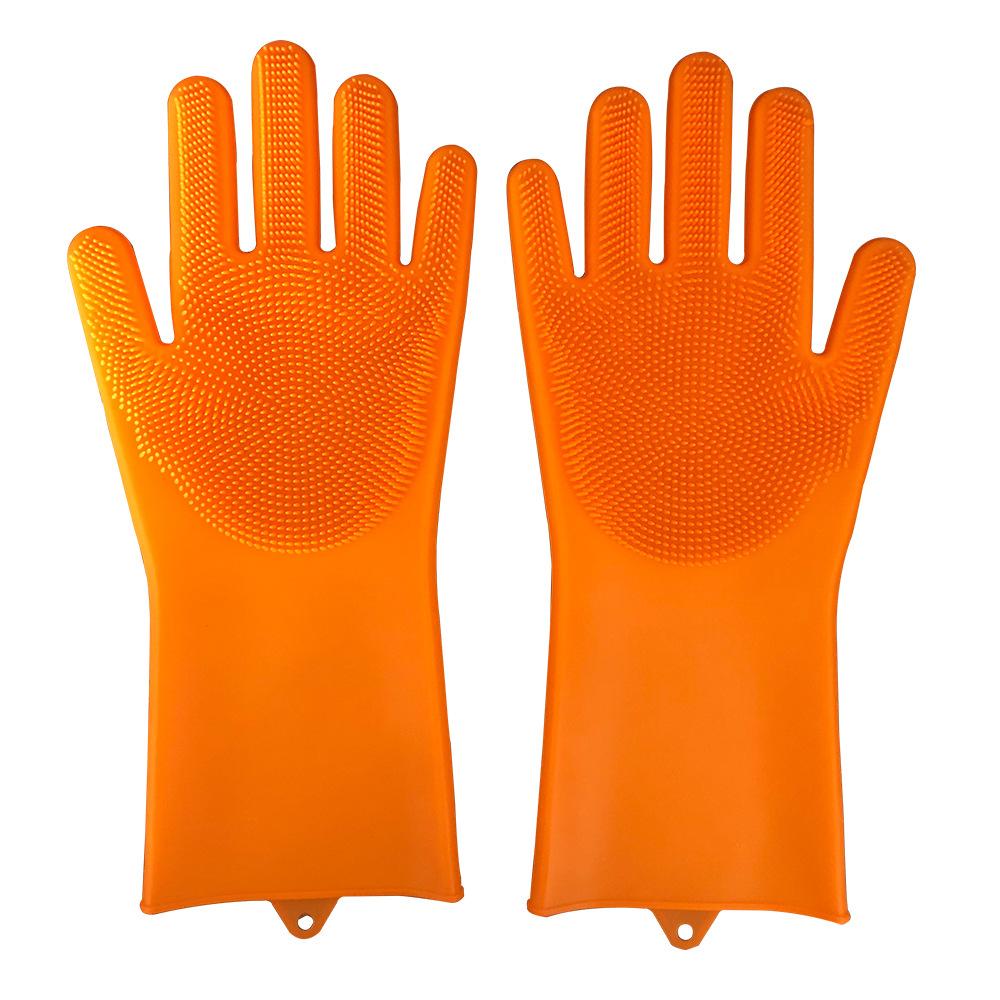 Silicone Cleaning Gloves Multifunction Magic Silicone Dish Washing Gloves For Kitchen Household Silicone Washing