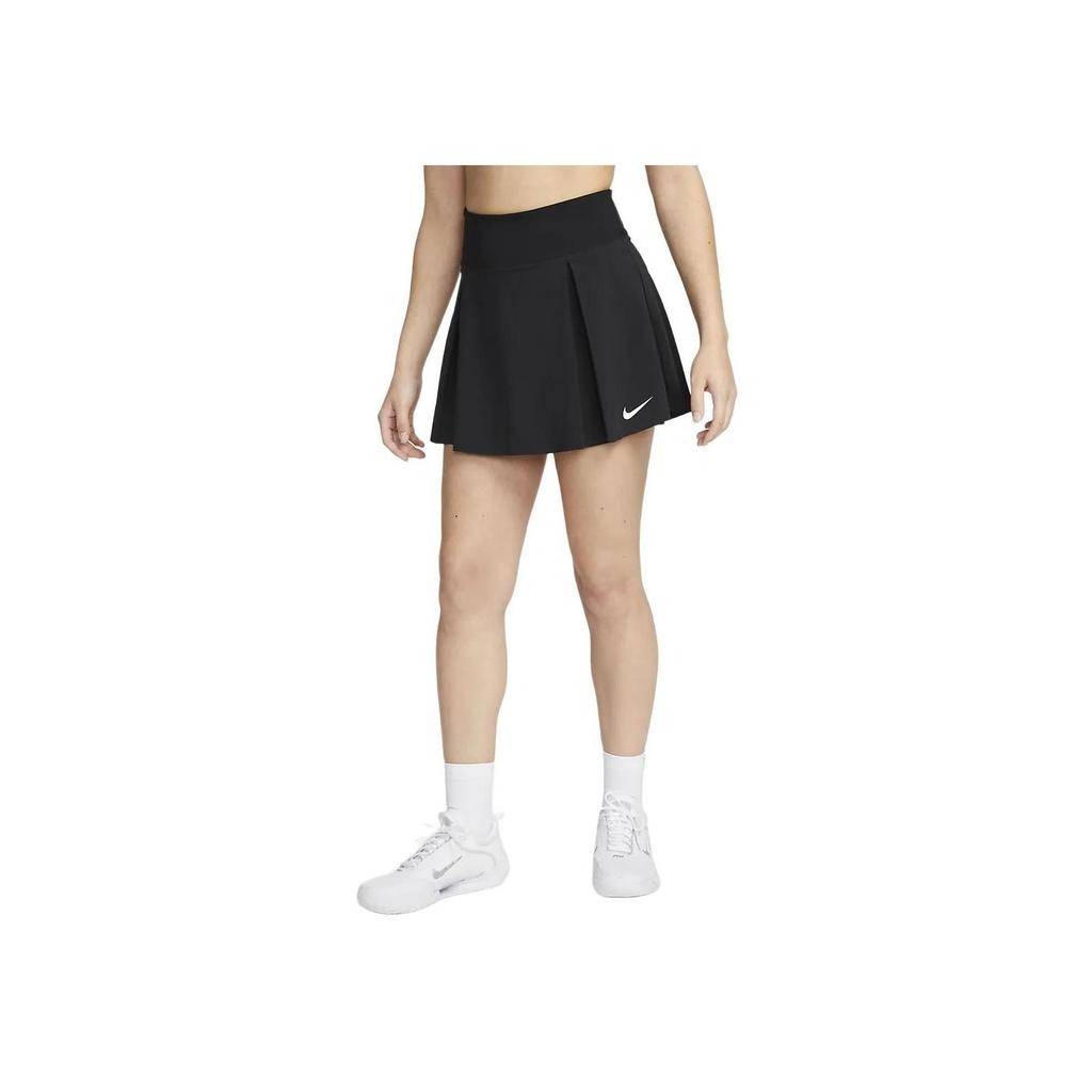 Nike Женская плиссированная теннисная юбка-шорты Nike Dri-FIT Victory Черный DX1422-010