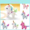 Очаровательный плюшевый брелок Радужный Единорог Оптом Подвеска в виде куклы Пони для рюкзаков для девочек