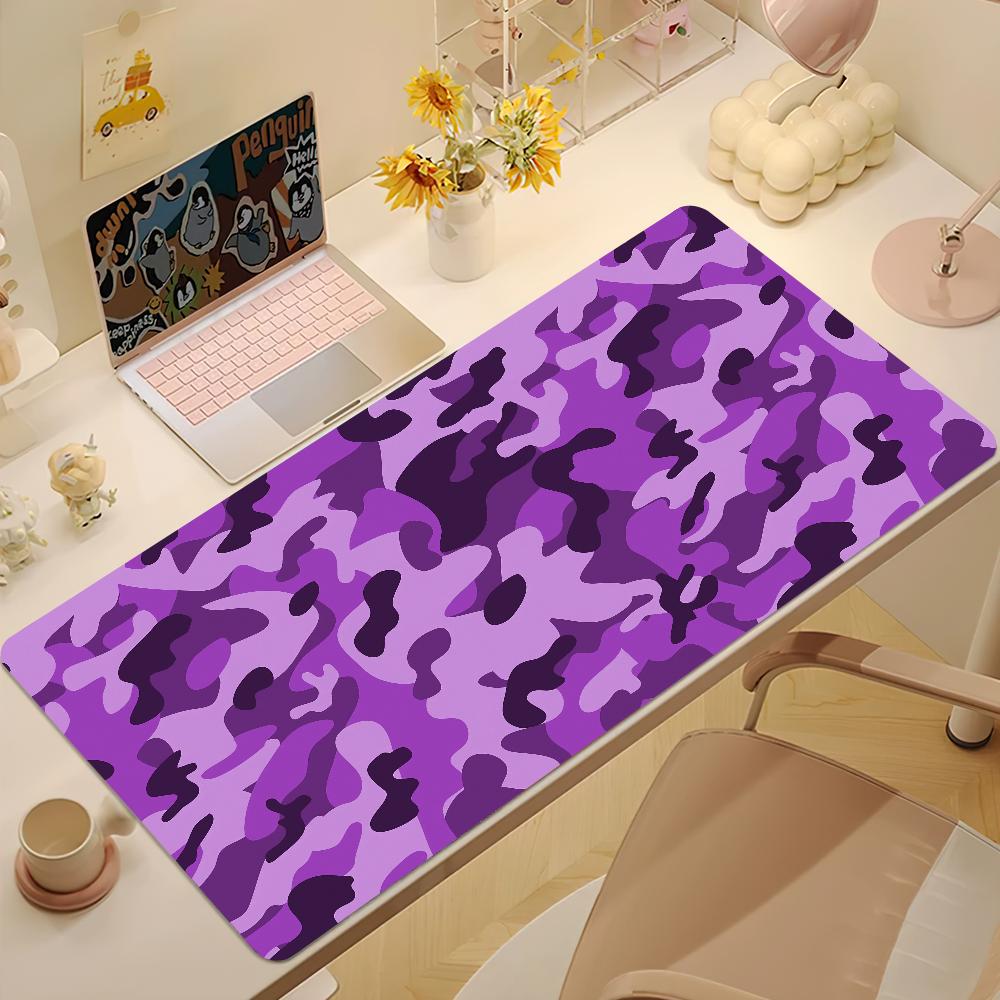CCamo Geometric Camouflage Colorful Mouse Pad Desk Mat Large Nonslip Antifray Keyboard Ergonomic Office Rubber PC Home Custom