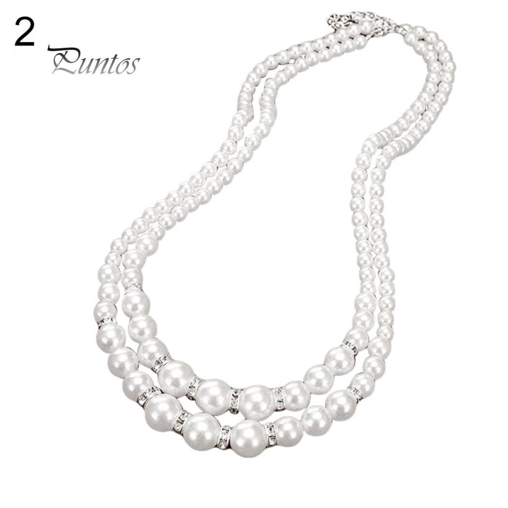 Женское ожерелье из искусственного жемчуга