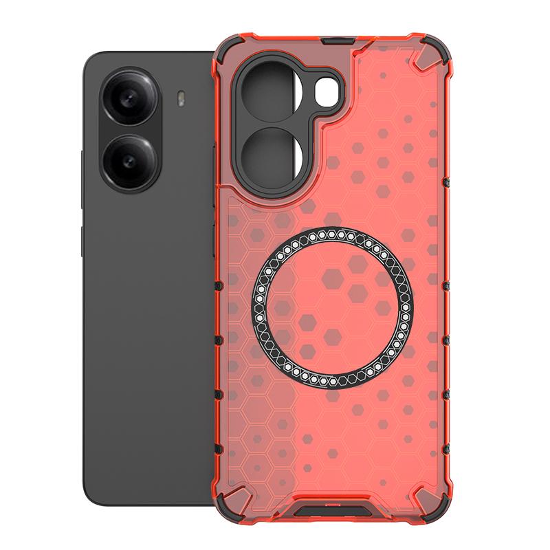 Для Xiaomi Redmi Turbo 4 5G Магнитное кольцо задняя крышка телефона чехол Magsafe кольцо беспроводная зарядка объектив защита ударопрочный купе чехлы