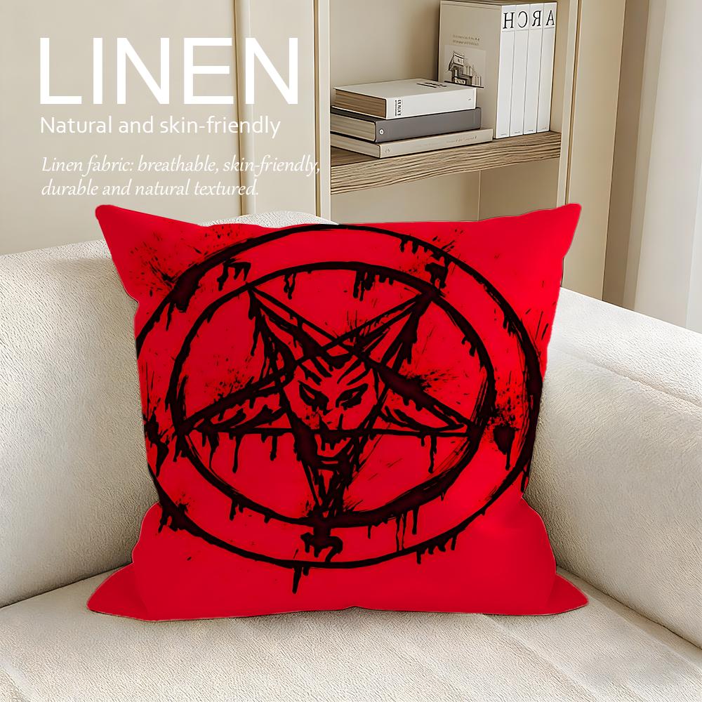 Art Pentagram Cushion Cover Pillowcase Set Pcs x x Breathable Washable Sofa Cushion Cover