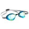 Madwave Plastic Swimming Goggles with Mirrored Coating Turbo Racer II Rainbow