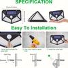 20LED Solar Lights Outdoor With 3 Mode Waterproof Motion Sensor Security Lighting LED Wall Street Lamp for Garden Porch Light