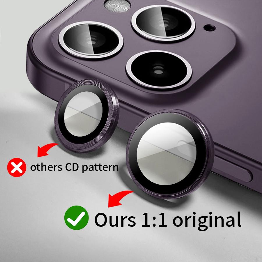 Официальные цвета металлическое индивидуальное кольцо объектив камеры протектор для iPhone 16 Pro Max 16 Plus закаленное стекло протектор экрана крышка