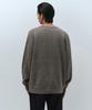 Musinsa Standard [Victoria Wool] Минималистичный кардиган с круглым вырезом в рубчик [Тауп]