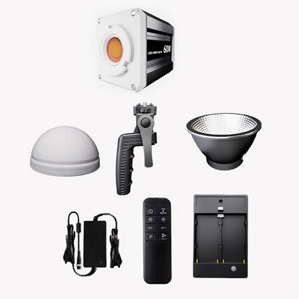 Студийный свет 60 Вт 2800K 6800K Цветовая температура Светодиодный студийный свет для фотографии Прямая запись