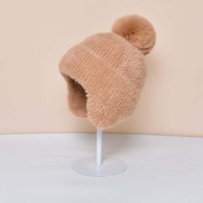 2023 Мужская зимняя вязаная шапка для езды на велосипеде, защита ушей, теплая фуражка, повседневная модная шляпа от солнца, шапки-бомберы