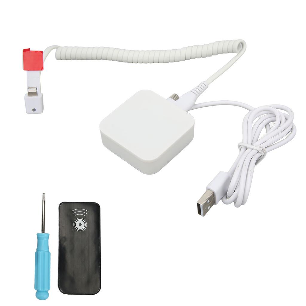 Anti Theft Cell Phone Holder Security Display Stand with Charging Function Burglar Alarm for Camera