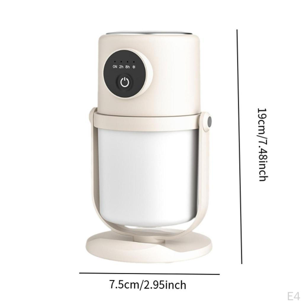 Воздушный диффузор Персональный увлажнитель воздуха Вращающийся дизайн Автомобильный ночник для