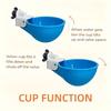 6pcs, Large Blue Automatic Chicken Water Cup, Suitable for Ducks, Geese, Turkeys and Rabbits - Drinking Fountains Kit - Small Animal Drinkers