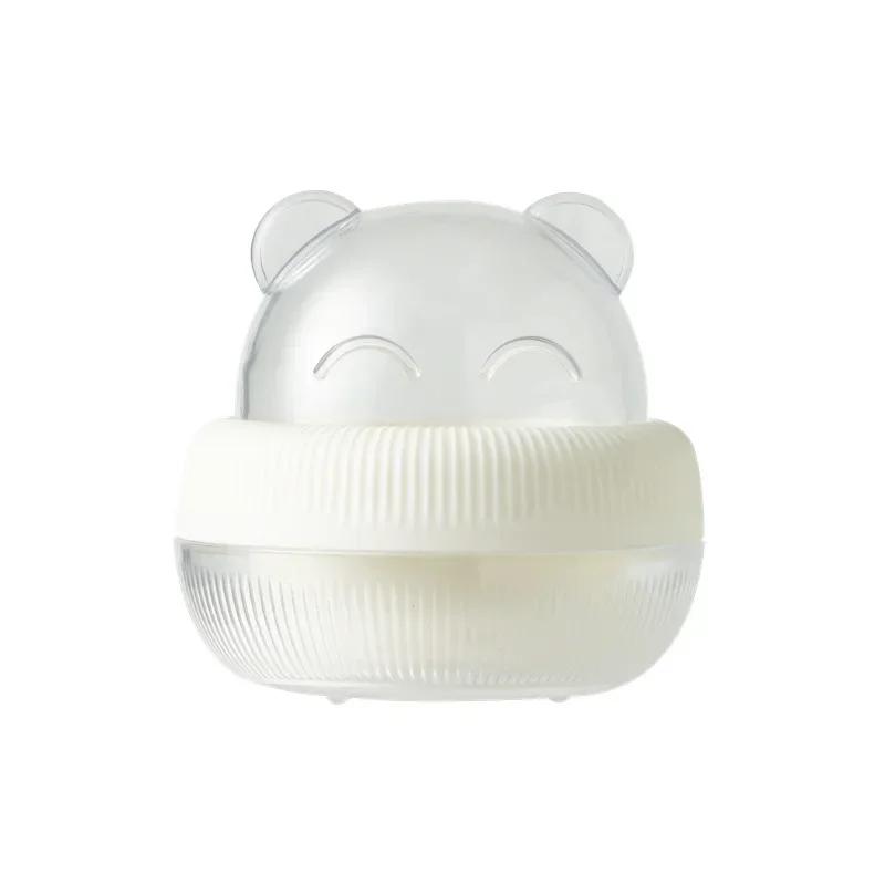 Beauty Egg Storage Box Cute Little Bear Portable Sponge Breathable Powder Puff Makeup Eggs Makeup Dust Cleaning Boxs