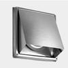 Durable 4" 5" 6" Air Vent Black/Silver Stainless Steel Extract Valve Square Ventilator Ventilation System