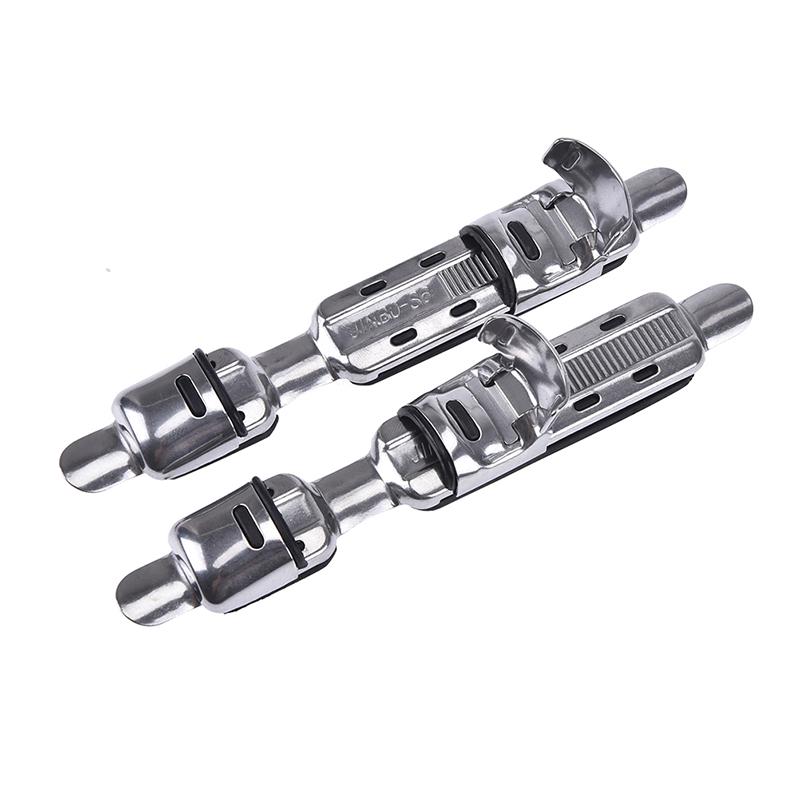 2Pcs Stainless Steel Fishing Rods Wheel Seat Pole Deck Rods Clip Reel Fitted