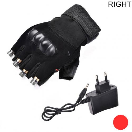 1 шт., мужской и женский светящийся браслет, красная/зеленая лазерная перчатка, светодиодная танцевальная сценическая шоу-программа для диджеев, клубных реквизитов, вечеринок, мероприятий, лазерная перчатка