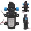DC 12V 60W Mini Micro Мембранный водяной насос высокого давления с автоматическим переключателем 5л/мин(Черный цвет)