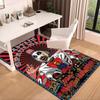 Horror Clown Laughing Carpet, Chair Rug,Rug for Office Bedroom living rooms, Doormat decor Fan Gift Christmas Gift
