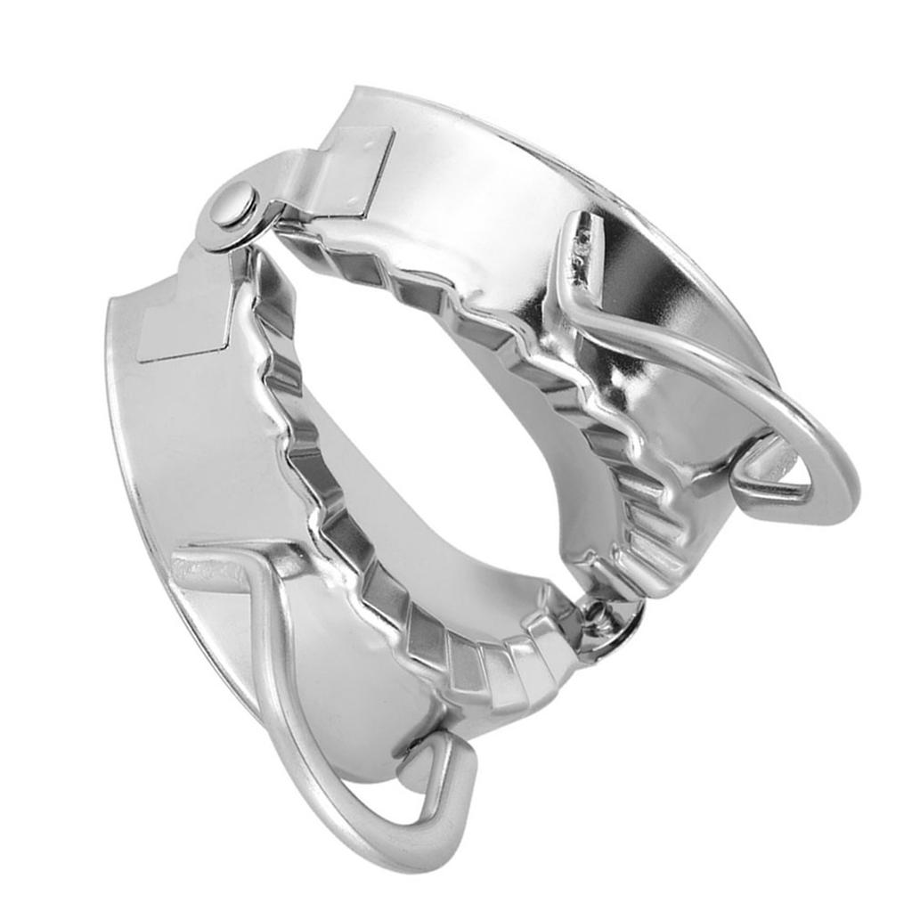 Kitchen Stainless Steel Dumpling Dough Mould Make Fruit Pie Press Pastry Tools(Large Size)