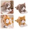 Multipurpose Lifelikes Cats Sturdy Plush Toy Soft Stuffed Animals Kitten Model Portable for Kids and Festival Gifts