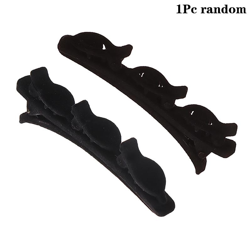 Flocked Bangs Hair Clip Headwear Women Cute Barrettes Hairgrip Braided Hairpins Hair Accessories