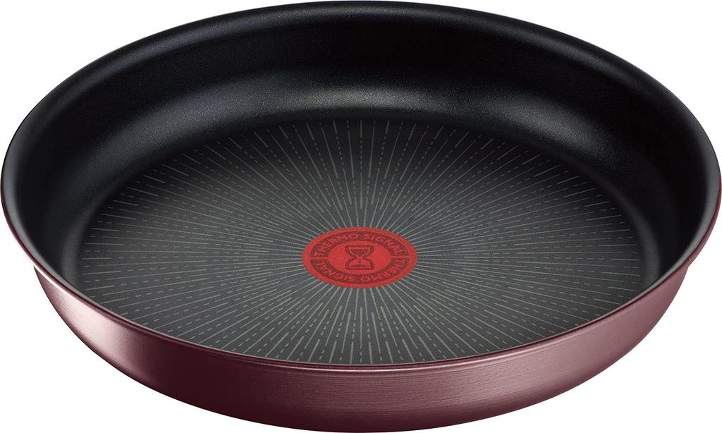 Tefal Frying Pan with Removable Handle 26cm IH Compatible with Gas Free of Hazardous Substances Such As PFOA Neo IH Maron Brown Unlimited Frying Brown