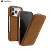Оригинальный кожаный чехол-книжка Magsafe для iPhone 17 16 Pro Max Air с магнитной зарядкой, вертикальный, коричневый