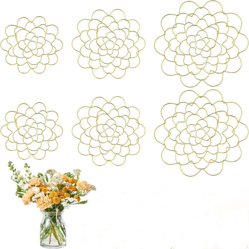 Bouquet Twister Flower Lid Supplies Flower Arranger Holder Round Floral Frog Lid Organizer