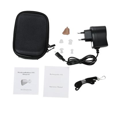 Перезаряжаемый внутриушной усилитель звука Цифровые портативные наушники с костной проводимостью