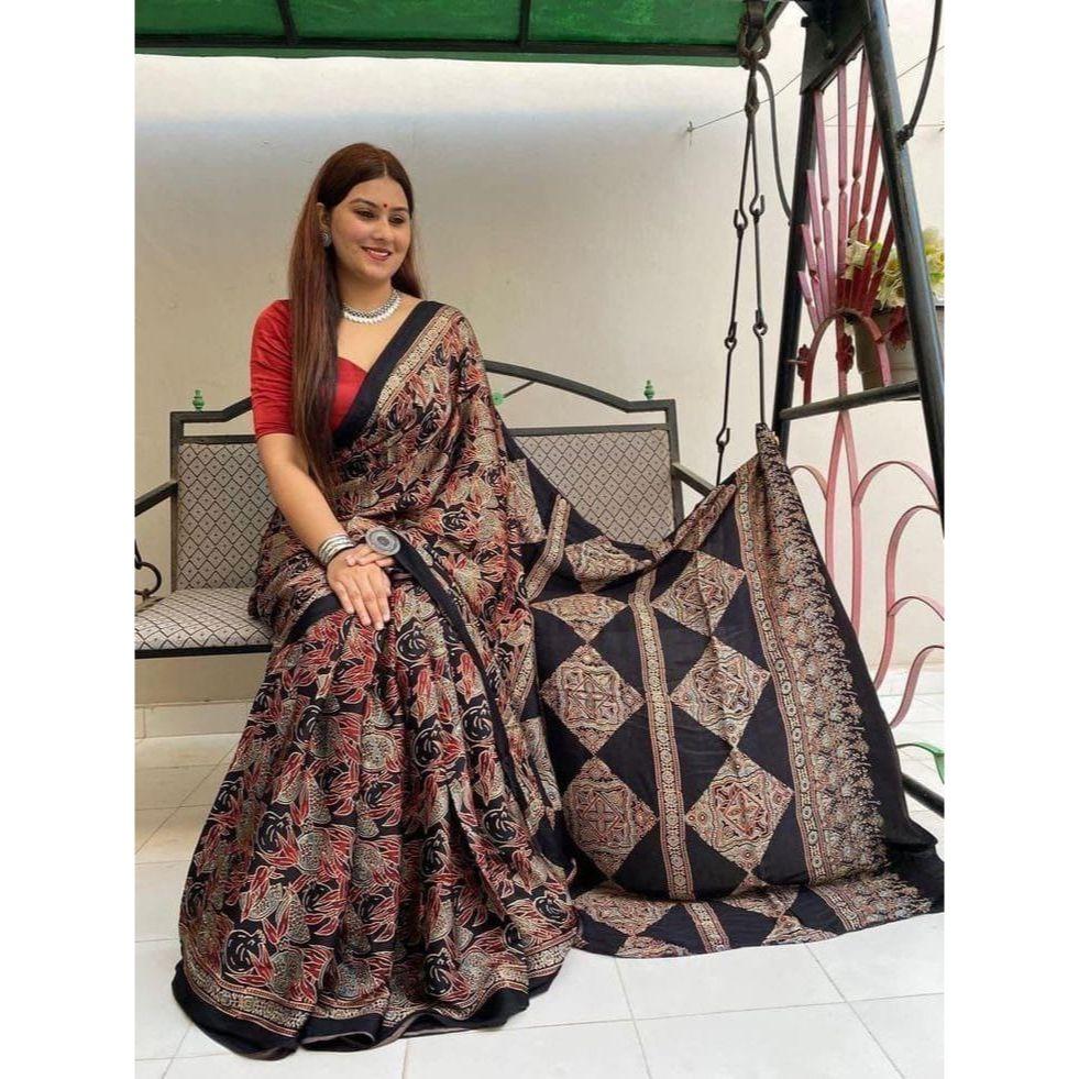 Стильная повседневная и офисная одежда, сари для женщин, блузка (Необходимо сшить по размеру и посадке)