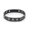 Fashion Creative Men's Black Magnet Titanium Steel Cross Bracelet