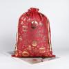 5pcs/lot Multi-color Christmas Drawstring Storage Bag  Candy Jewelry Toy Presents