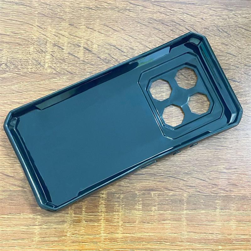 For Oukitel WP60 5G case Hard Phone Case Clear Transparent Shockproof with Car Navigation Holder Ring For Oukitel WP60 5G Phone casing