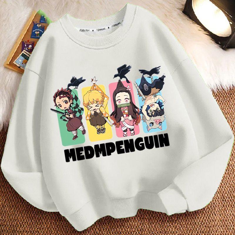 Children's Fashion Demon Slayer Hoodie, Spring and Autumn Boys' and Girls' Casual Jacket