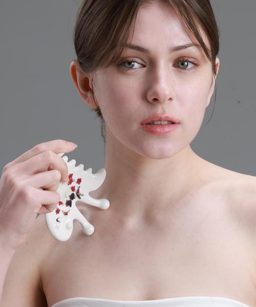 [Pearlcare] Керамический массажер Гуаша для лица, кожи головы и тела (5016700852)