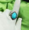 Larimar Gemstone 925 Sterling Silver Plated US SZ 5 Ring MM-R96