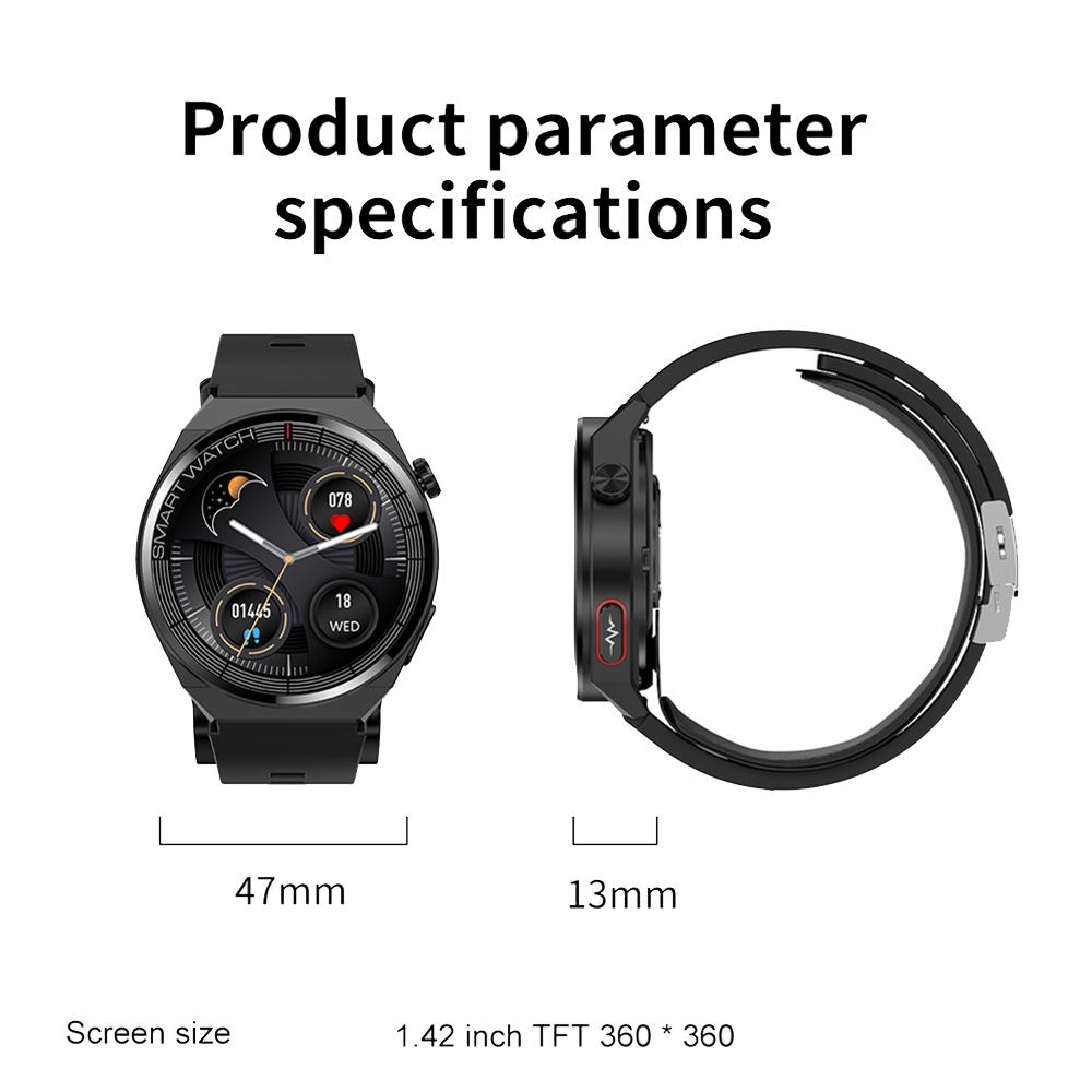 SACOSDING Smart Watch ECG Electrocardiogram Airbag Pump Airbag Blood Pressure Blood Oxygen Health Monitoring Smartwatch Fitness Tracker