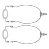 Pack of 2 Lamp Shade Harp Holder Support Bracket Set Lamp Part Light Accessory Hardware Texture for E26 Light Bases