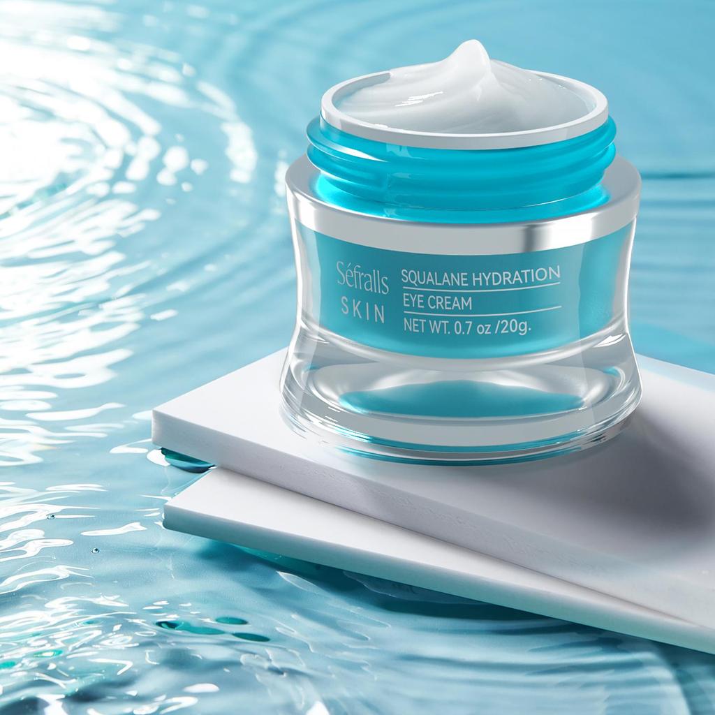 Крем для кожи вокруг глаз Séfralls Plant Squalane Hydration Eye Cream 20 г Увлажняющий и увлажняющий крем для кожи вокруг глаз с растительным скваланом