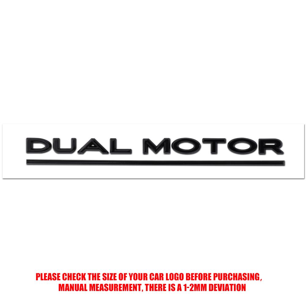Car Original ABS Letter Logo Rear Tailgate Trunk Emblem Stickers For Tesla MODEL 3 MODEL Y SpaceX DUAL MOTOR Model S Model X