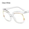 Clear Blue Ray Blocking Eyeglasses Large Glasses Frame Spectacle Frame for Women  Anti-Blue Light Trend Round Eyeglasses