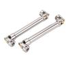 2 Pcs RC Drive Shaft Stainless Steel M4 for 110 RC Crawler for Traxxas for Axial SCX10 II 113mm